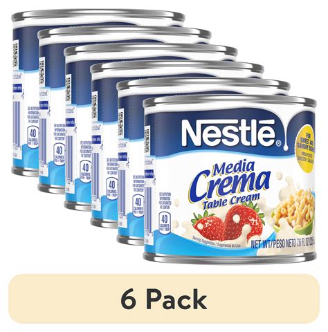 trans crema|Nestle Media Crema Neutral Flavor Table Cream, 7.6 fl oz Can